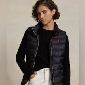 #156 RALPH LAUREN SPORT Navy Puffer Vest